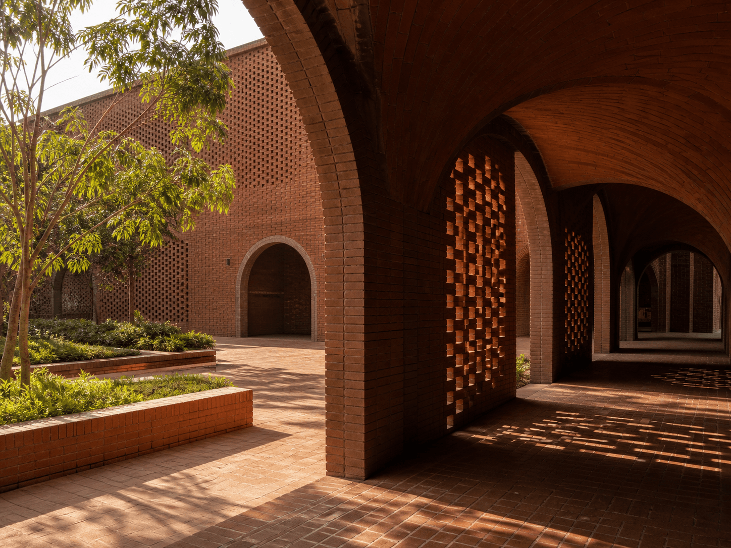 Brick Commons, a fictional architectural application of Kilnora brick